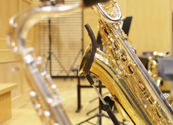 Saxophon Orchester aufnehmen